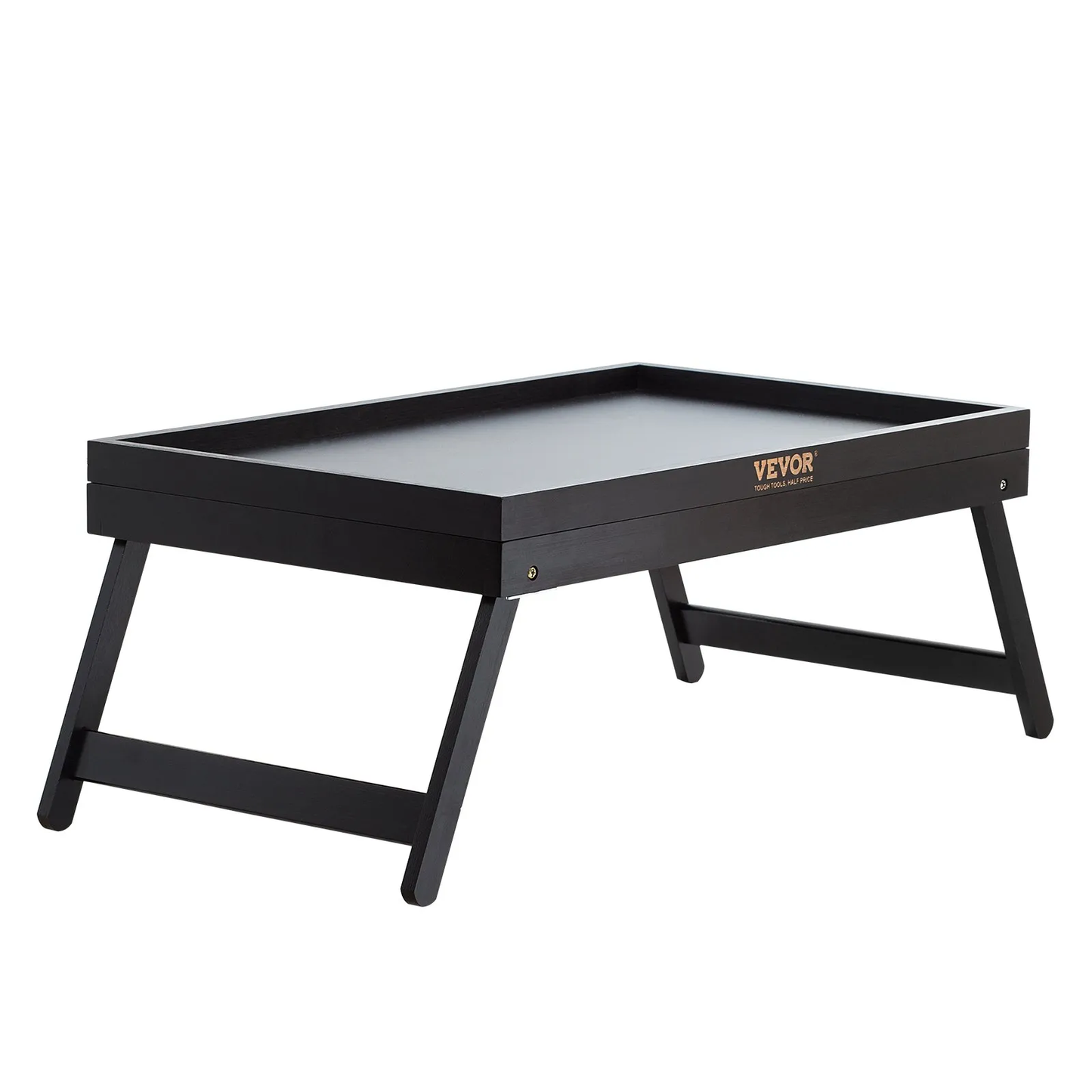 VEVOR Bed Tray Table with Foldable Legs, Bamboo Breakfast Tray for Sofa, Bed, Eating, Snacking, -$20