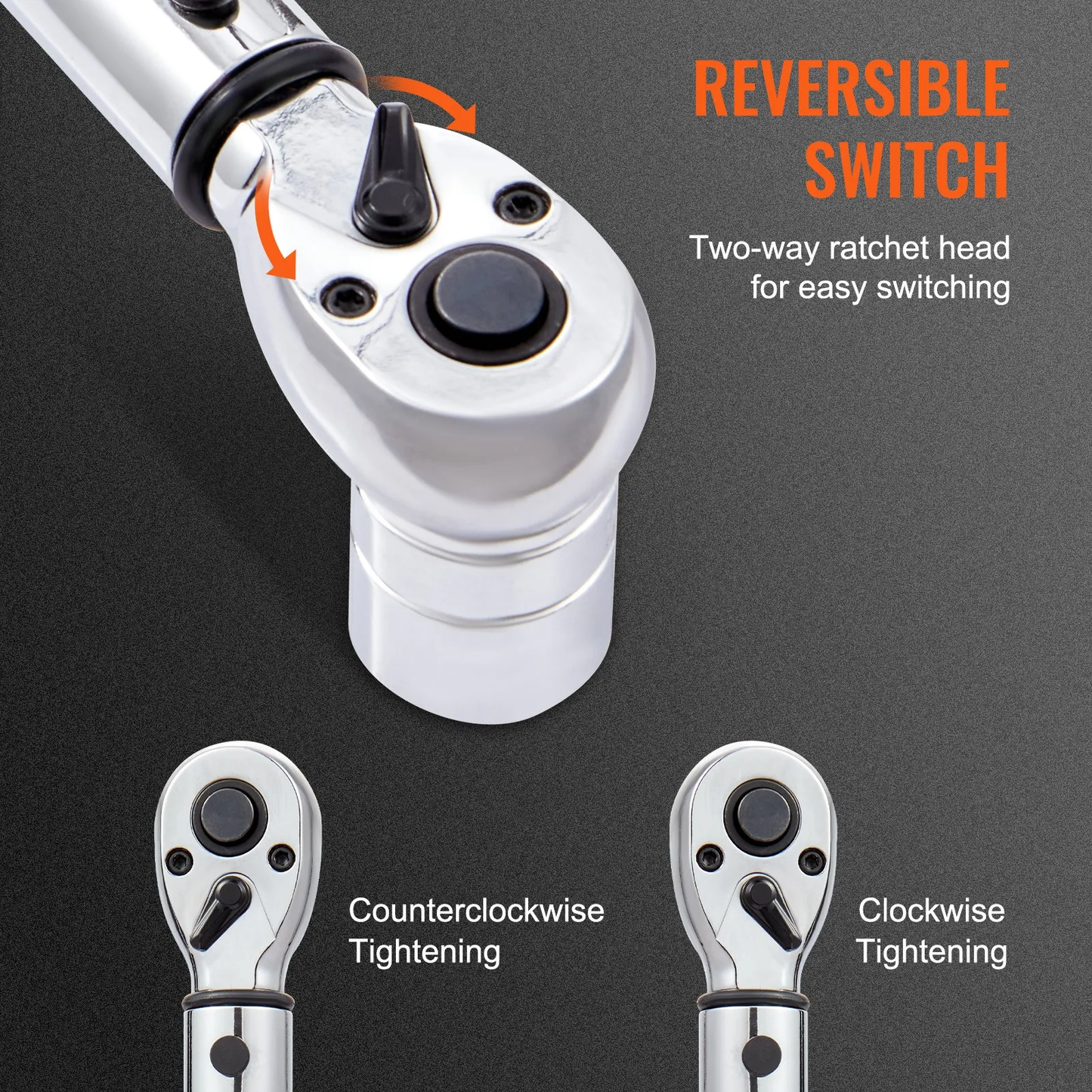 VEVOR Torque Wrench, 1/4-inch Drive Click Torque Wrench 20-200in.lb/3-23n.m, Dual-Direction Adjustable ,-$20
