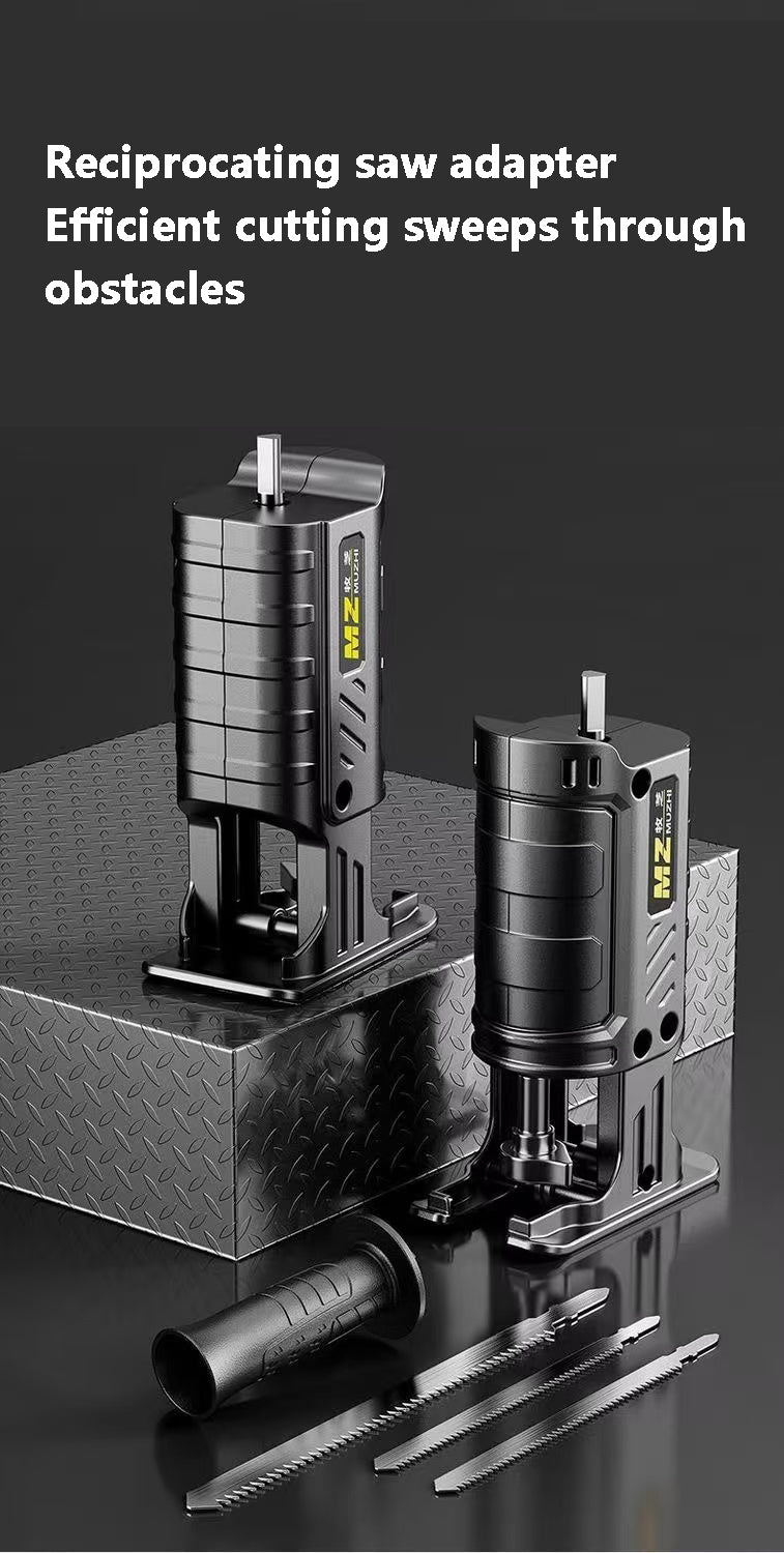 BNIB- Electric drill saw converter head, multi-function saber woodworking saw, small handheld,