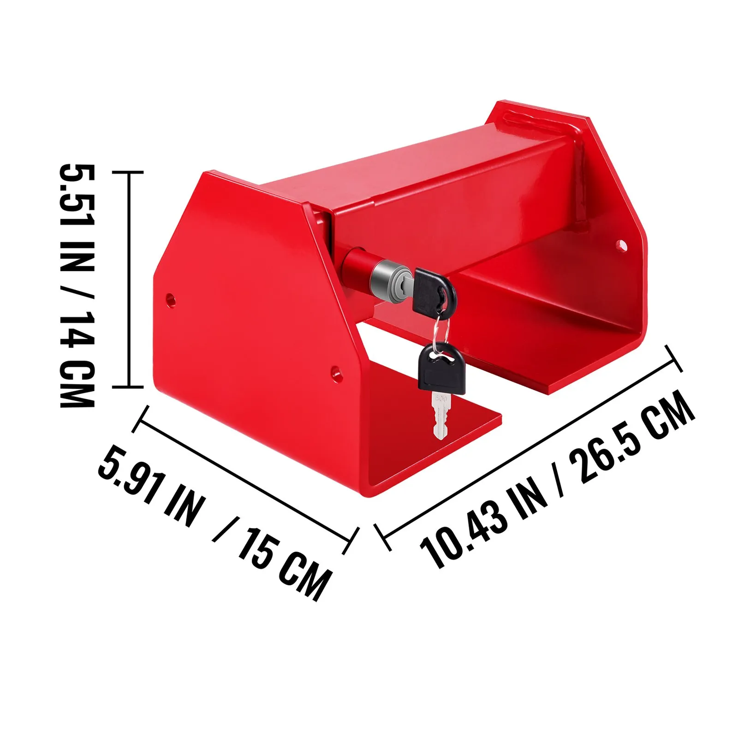 VEVOR Cargo Container Lock 9.84"-17.32" Locking Distance Semi Truck Door Locks with 2 Keys ,-$40