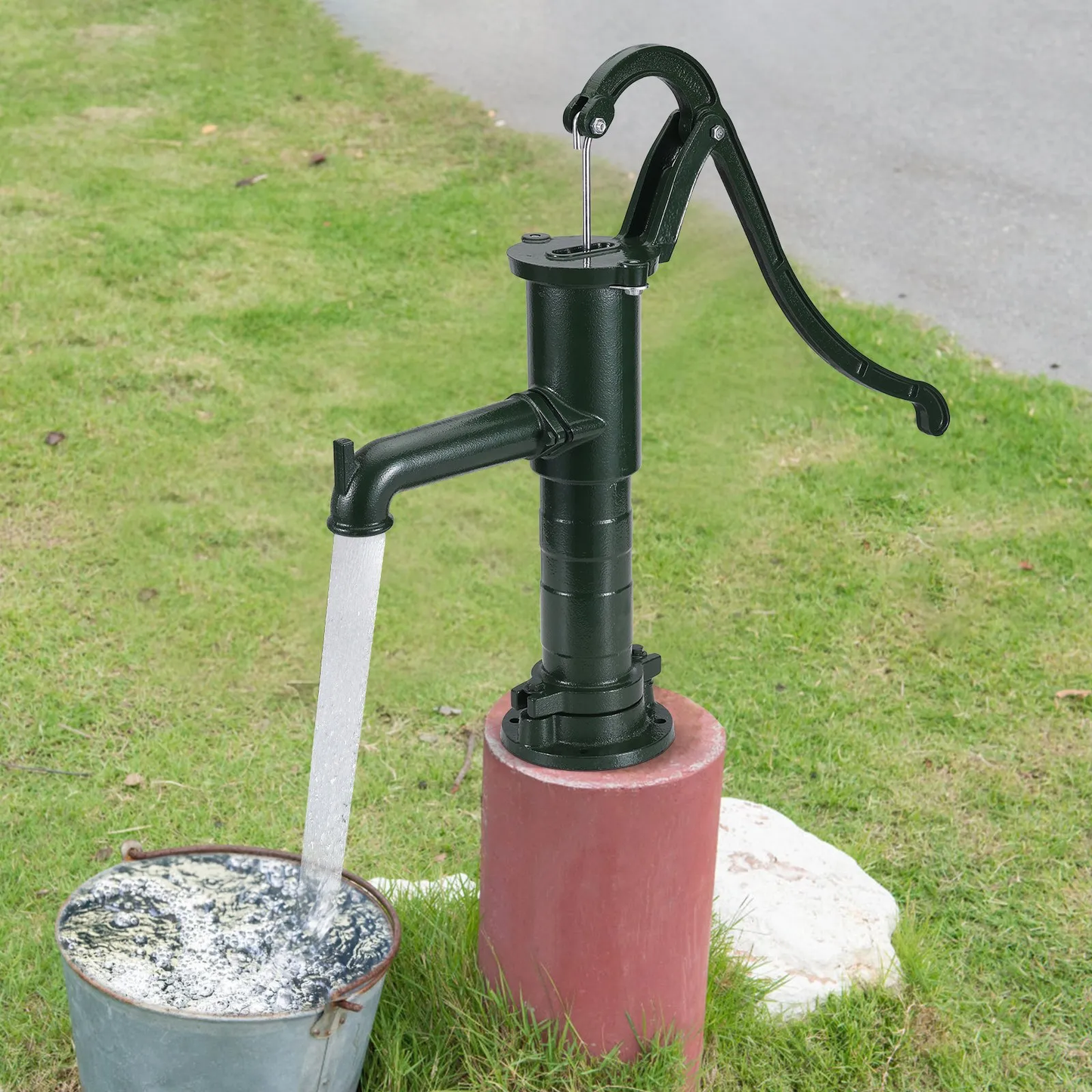 VEVOR Antique Well Hand Pitcher Pump, 22 ft Maximum Lift, Cast Iron Manual Hand Water Pump,-$65