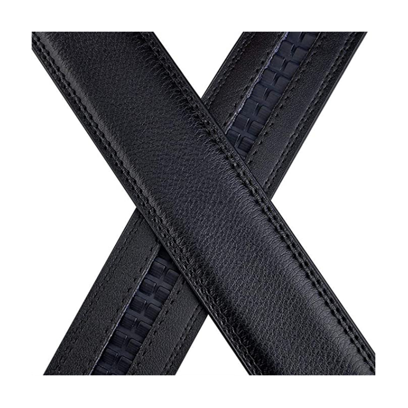 BNIB-Business men's belt, sliding ratchet belt automatic buckle