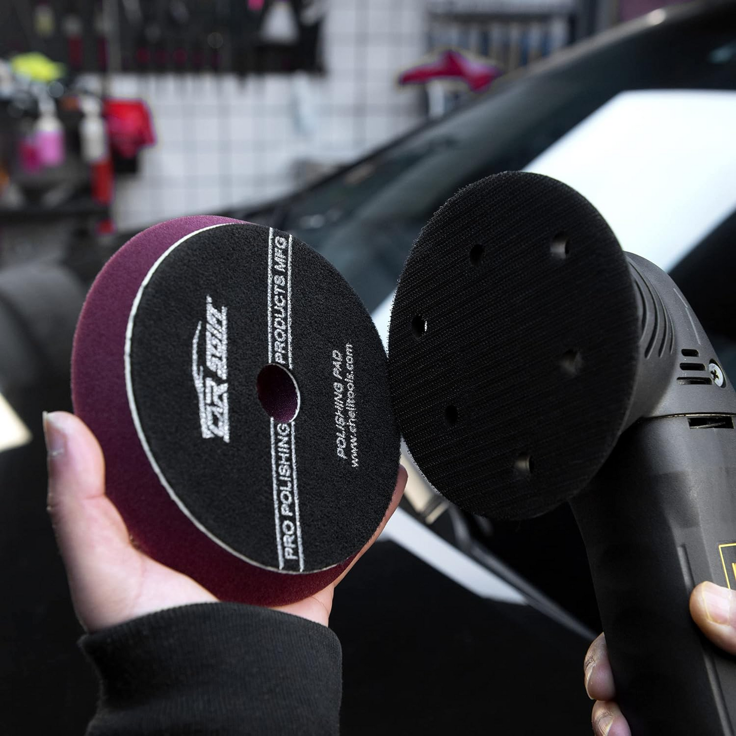 Brand New CAR'S GIFT 5" polishing Pads,for DA or Rotary polishing and Air Polisher,(4Items)