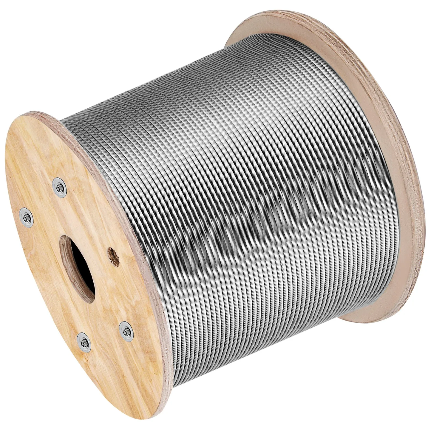 VEVOR 316 Stainless Steel Cable 1/8" 1x19 Steel Cable Wire Rope 150M/500FT Cable Railing,-$60