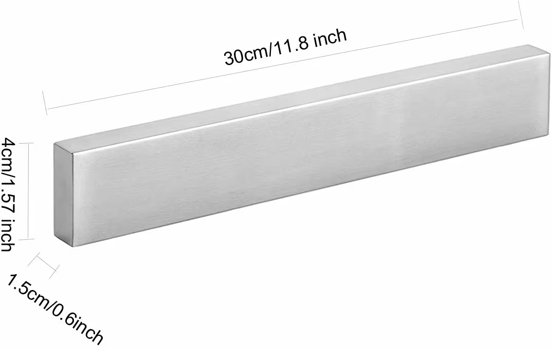 Brand New 12 Inch Magnetic Knife Strip Stainless ,Home Kitchen Utensil Organizer Tool Holder