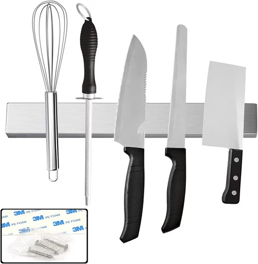 Brand New 12 Inch Magnetic Knife Strip Stainless ,Home Kitchen Utensil Organizer Tool Holder