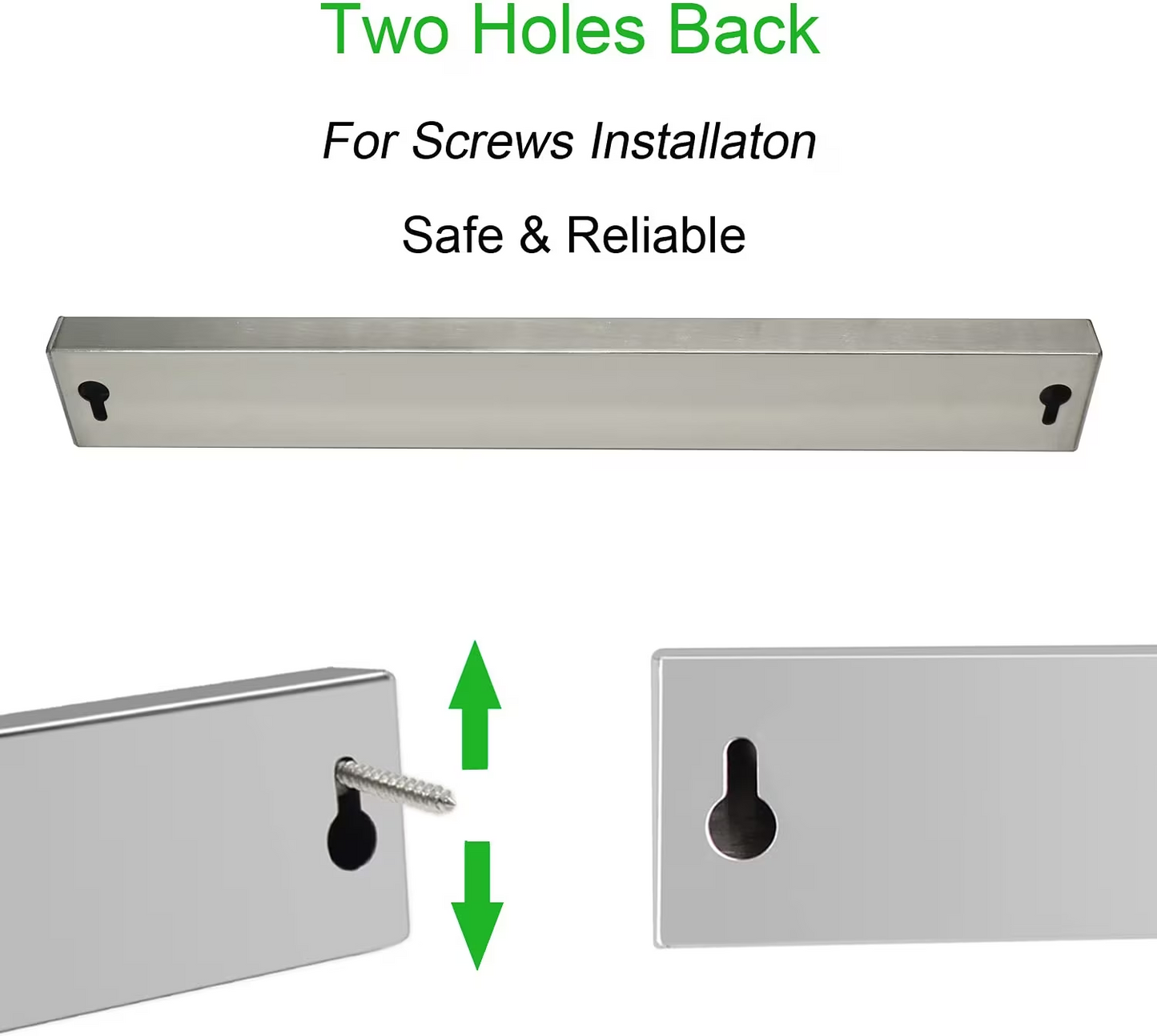 Brand New 12 Inch Magnetic Knife Strip Stainless ,Home Kitchen Utensil Organizer Tool Holder