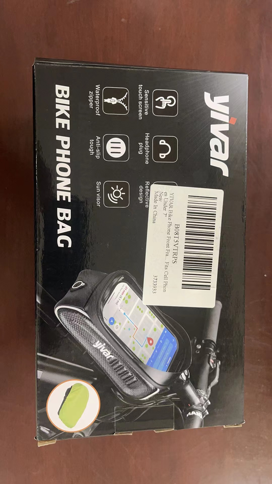 Waterproof Phone Bag for Bike ,Bicycle Front Phone Mount Holder Pouch,for Phone Under 7",-