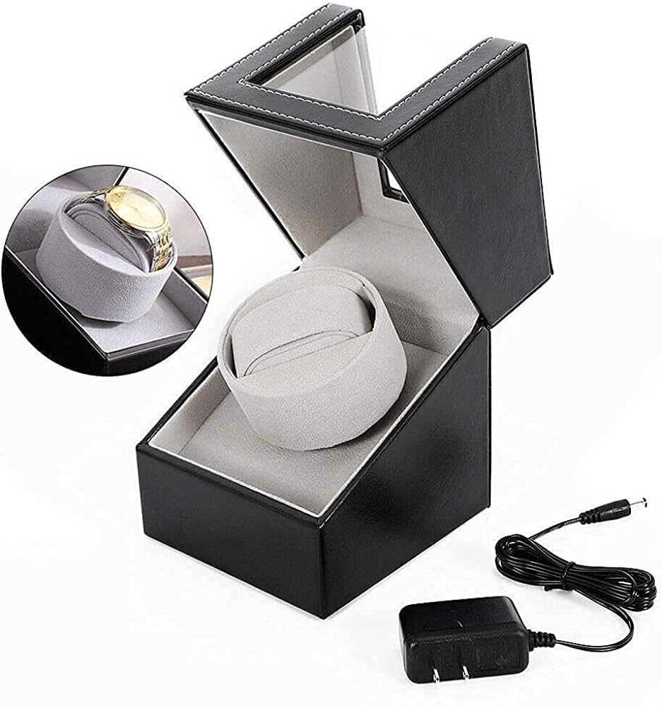 Brand New Single Watch Winder for Automatic Watches Storage Display Box Battery Powered ,-$30