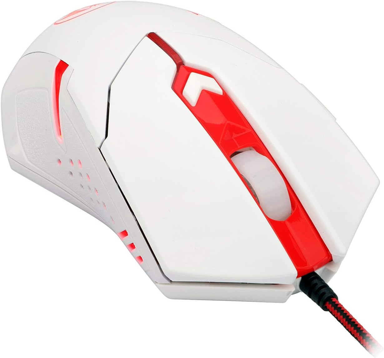 Brand New-Redragon M601W Wired 6-button gaming mouse Red LED backlit ergonomic programmable,3200 DPI -$10