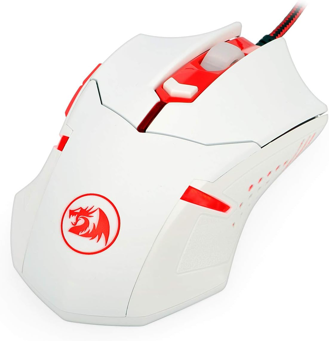 Brand New-Redragon M601W Wired 6-button gaming mouse Red LED backlit ergonomic programmable,3200 DPI -$10