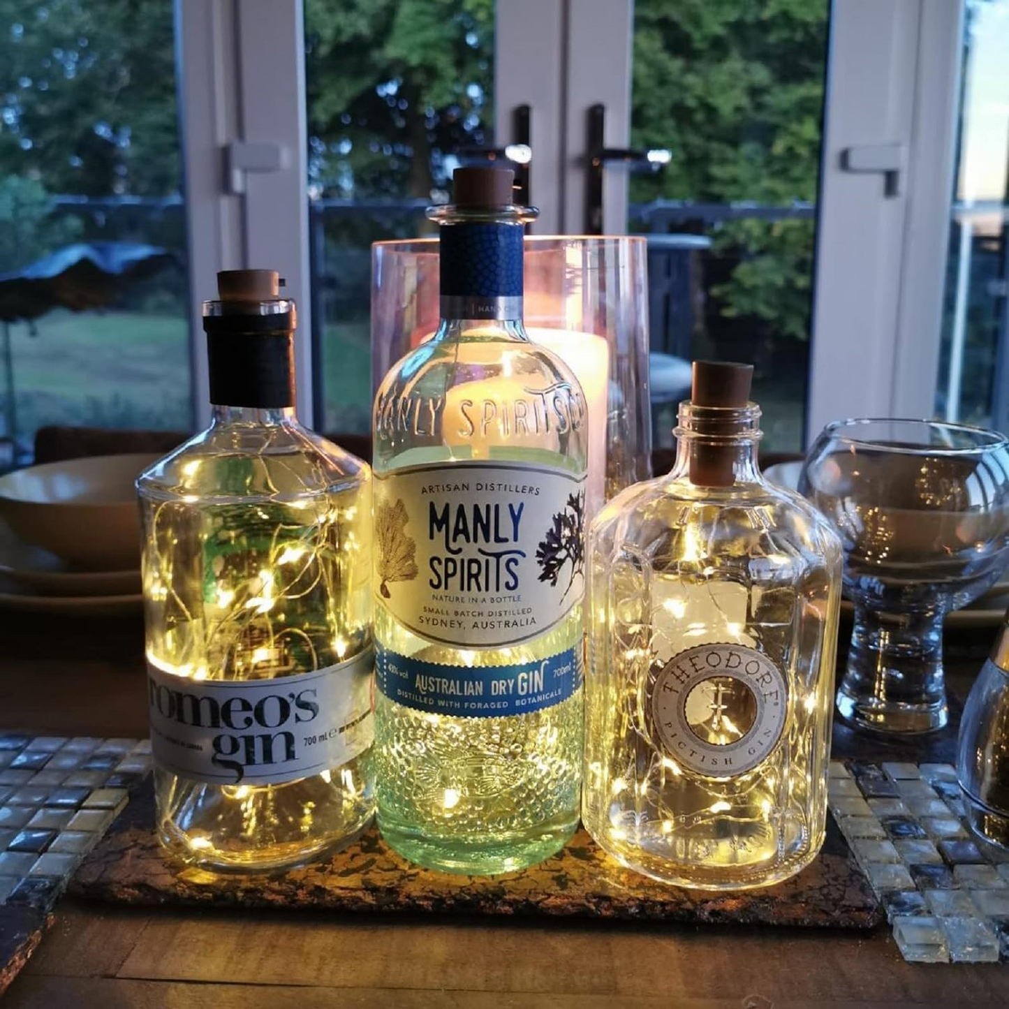 Brand New-LED Wine Bottle Cork Light6,Bottle Light,6.56' (2m) of 20 LED battery Powered Mini Light Strings,- $12