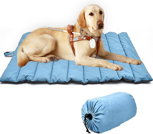 BNIB-Outdoor Waterproof Dog Bed,Washable,Water Resistant,Fit Indoor Outdoor Use for Dogs & Cat (47''x28'',Blue)-$25