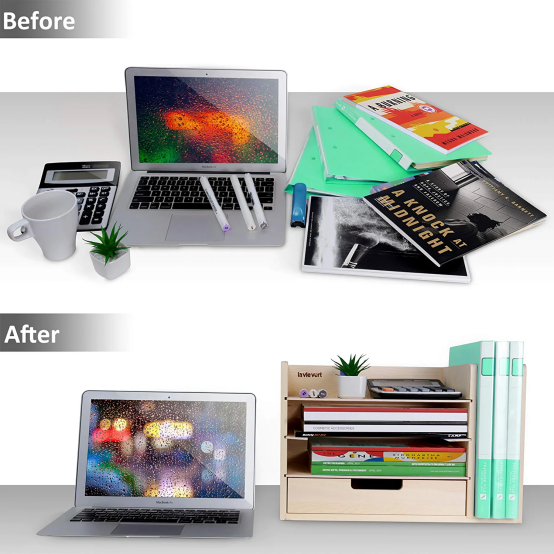 Brand New Wooden folder organizer, locker with drawers - $20 each