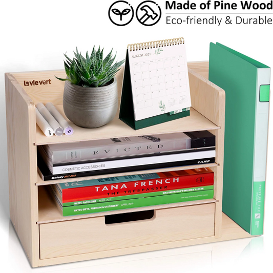 Brand New Wooden folder organizer, locker with drawers - $20 each