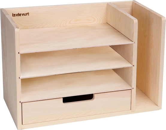 Brand New Wooden folder organizer, locker with drawers - $20 each