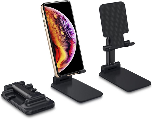 BNIB- Phone stand, adjustable Angle height foldable phone stand, compatible with all phones /Kindle/Switch,