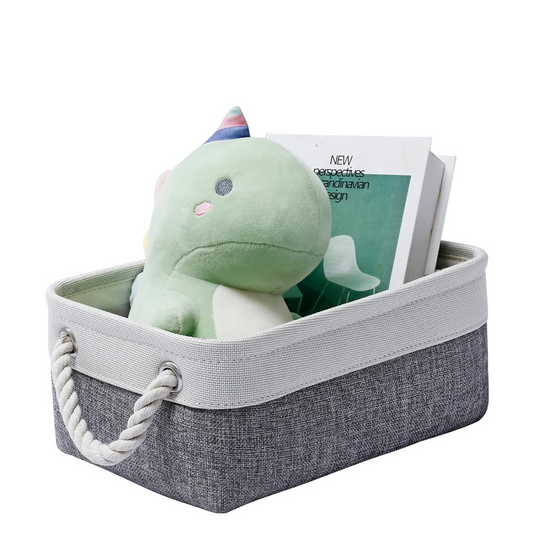 BNIB- Storage Basket for Organizing, Collapsible Fabric Basket for Shelves, Closets, Laundry, Nursery ,-$10 for 2pcs