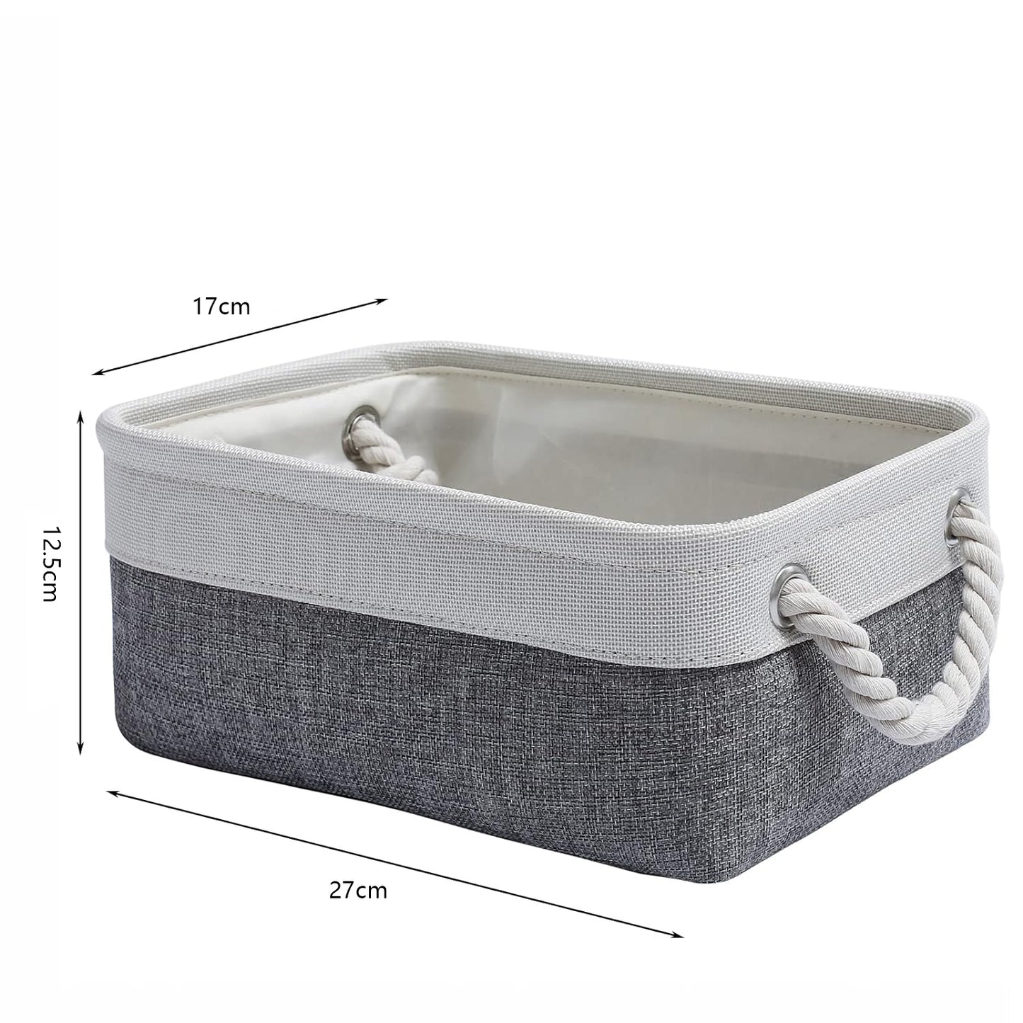 BNIB- Storage Basket for Organizing, Collapsible Fabric Basket for Shelves, Closets, Laundry, Nursery ,-$10 for 2pcs