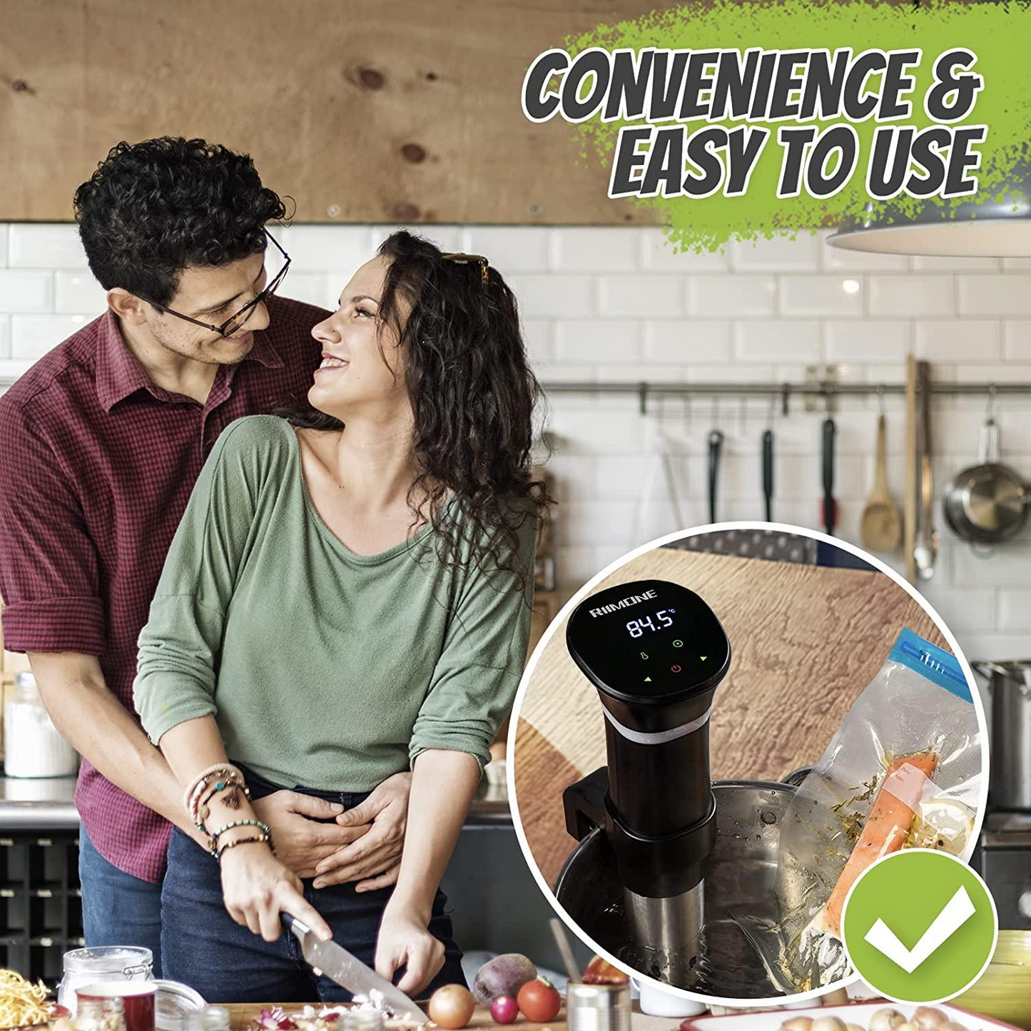 BNIB-Sous Vide Bags Kit, RIIMONE 23-pack Reusable Vacuum Food Storage Bags with 3 Sizes ,-$25