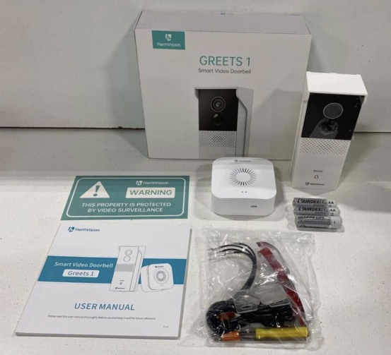 Brand New-Heimvison Smart Video Doorbell ,GREETS 1,Voice Message,Wifi Connection,Intuitive APP,