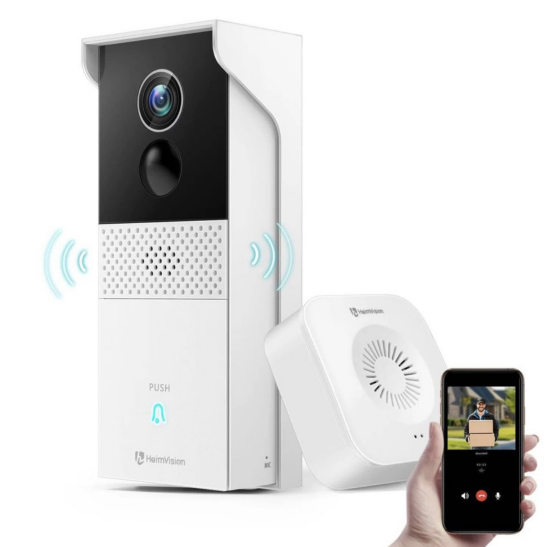 Brand New-Heimvison Smart Video Doorbell ,GREETS 1,Voice Message,Wifi Connection,Intuitive APP,