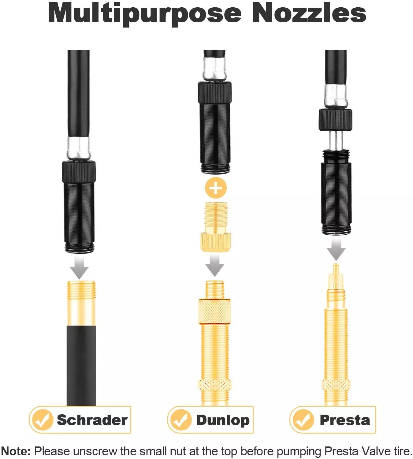 Brand new,YIVAR Mini Bike Pump, Bicycle Pump 160 PSI Aluminum Alloy Bar Floor Pump with Pr, -$15