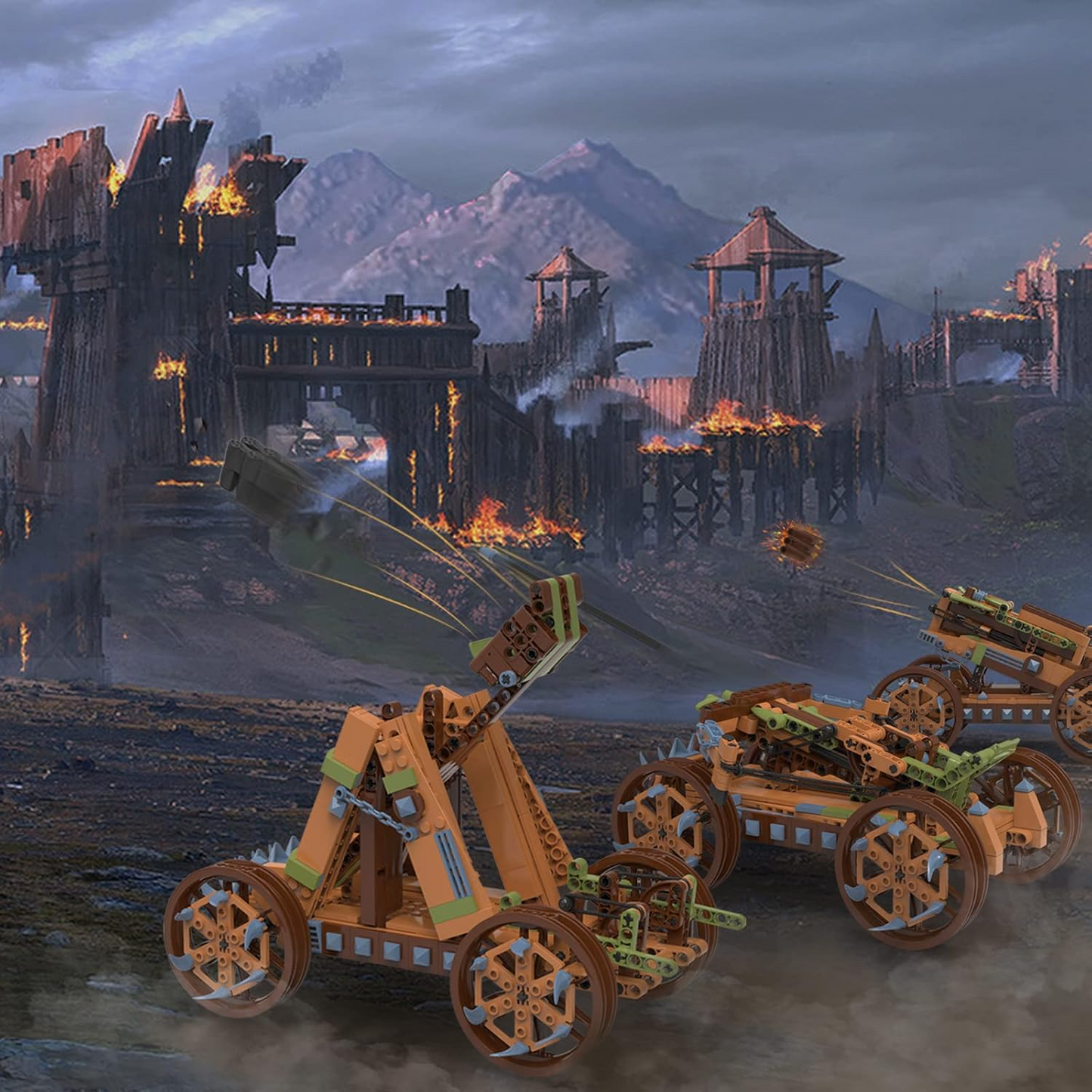 BNIB- Medieval Model Building Block Toys for Boy Adult, 3 in 1 Block Toys