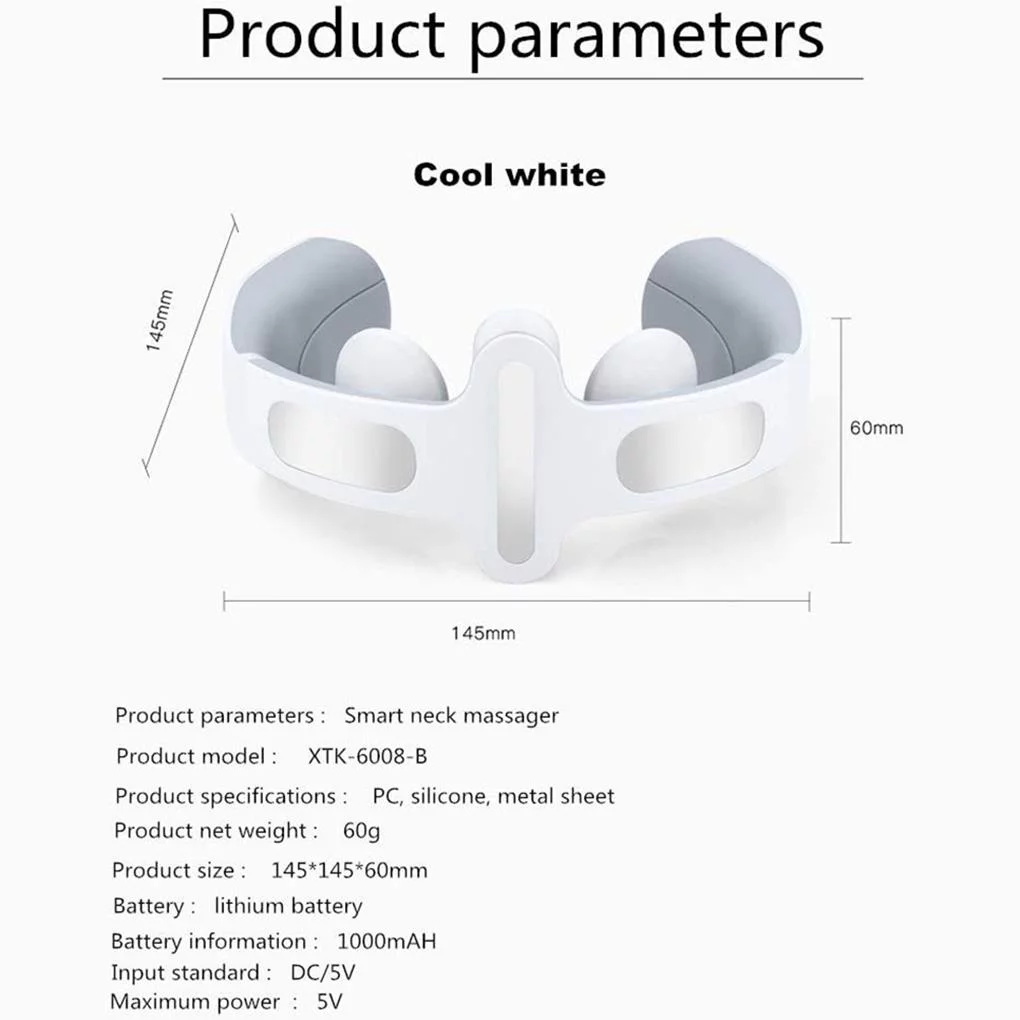 BNIB-Langgg Intelligent Neck Massage with Heat Portable Wireless Neck Massager Equipment