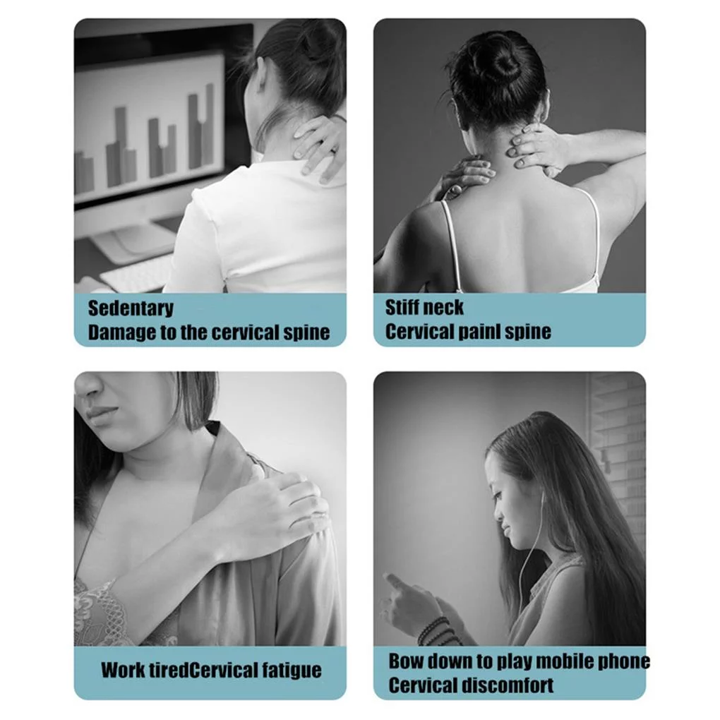 BNIB-Langgg Intelligent Neck Massage with Heat Portable Wireless Neck Massager Equipment