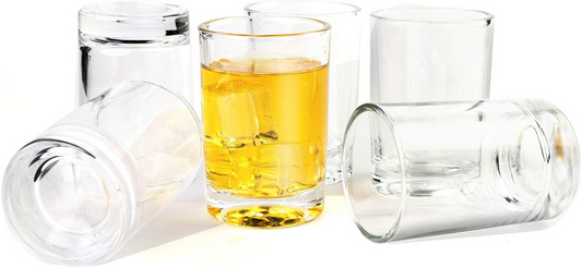 Brand New Shot Glasses Set of 6, Whiskey glass (clear 4 oz.) $5/set (6pcs)