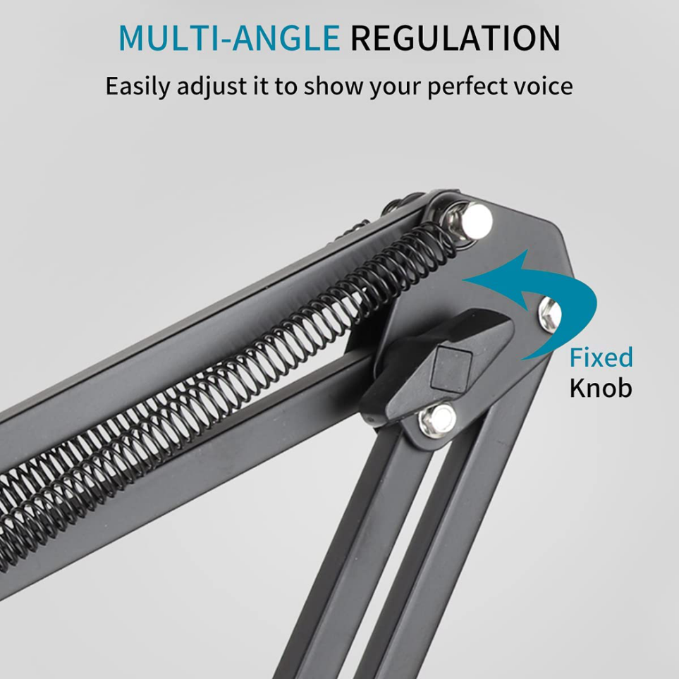 Brand New 360° Rotary folding microphone stand boom suspension bracket -$12 each