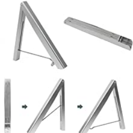 Folding Wall Mounted Clothes Hanger/Clothes Hanging System for Space Saving * 2 Packs