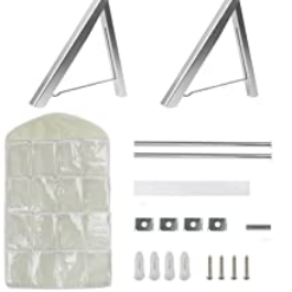 Folding Wall Mounted Clothes Hanger/Clothes Hanging System for Space Saving * 2 Packs