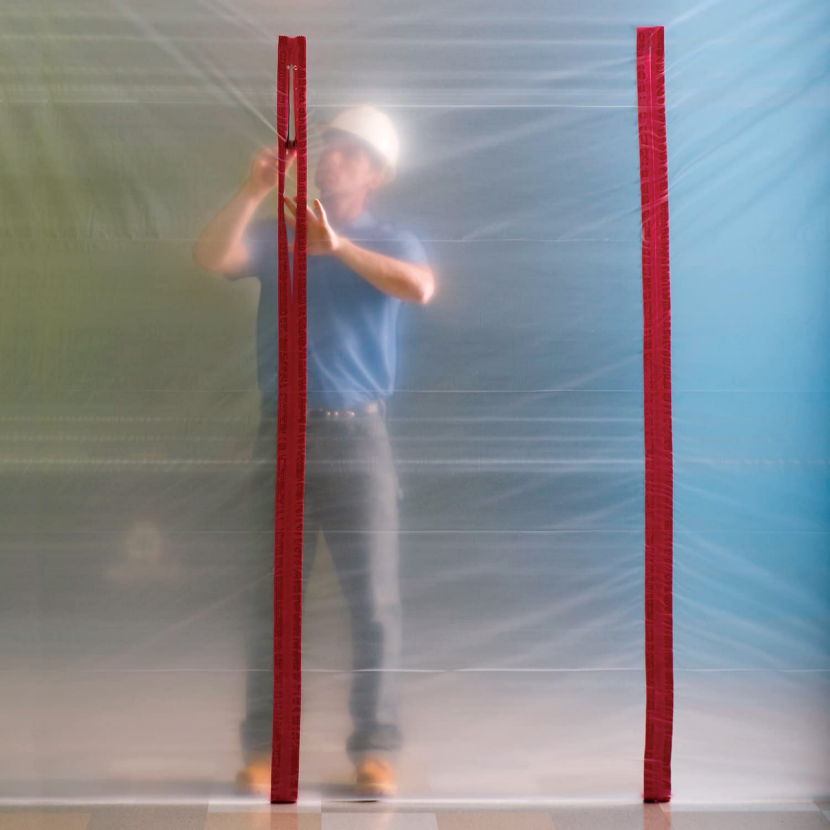 Brand New Heavy-Duty Zipper for Dust Barriers, 2pk/box