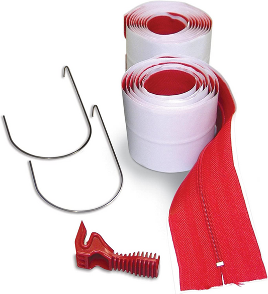 Brand New Heavy-Duty Zipper for Dust Barriers, 2pk/box