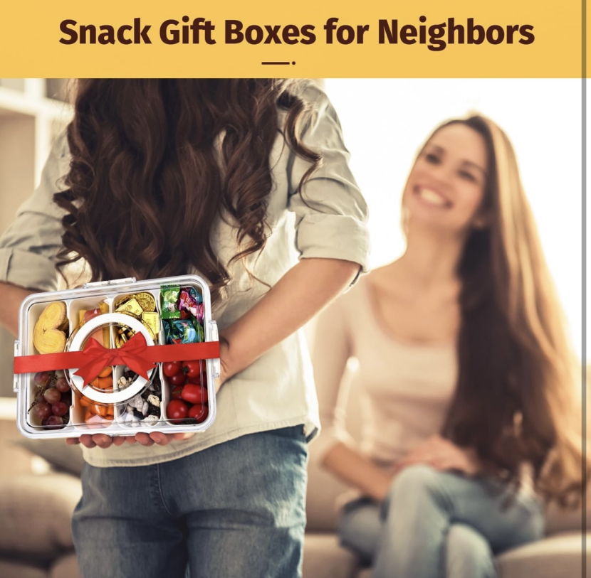 BNIB - Multi-Functional Snack Storage Box | 8-Compartment Portable Organizer,