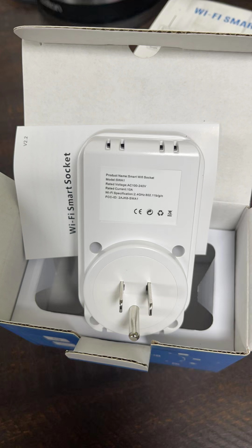 Brand New Smart Wifi Socket,Wireless IEEE Standards:WiFi 2.4GHZ b/g/n