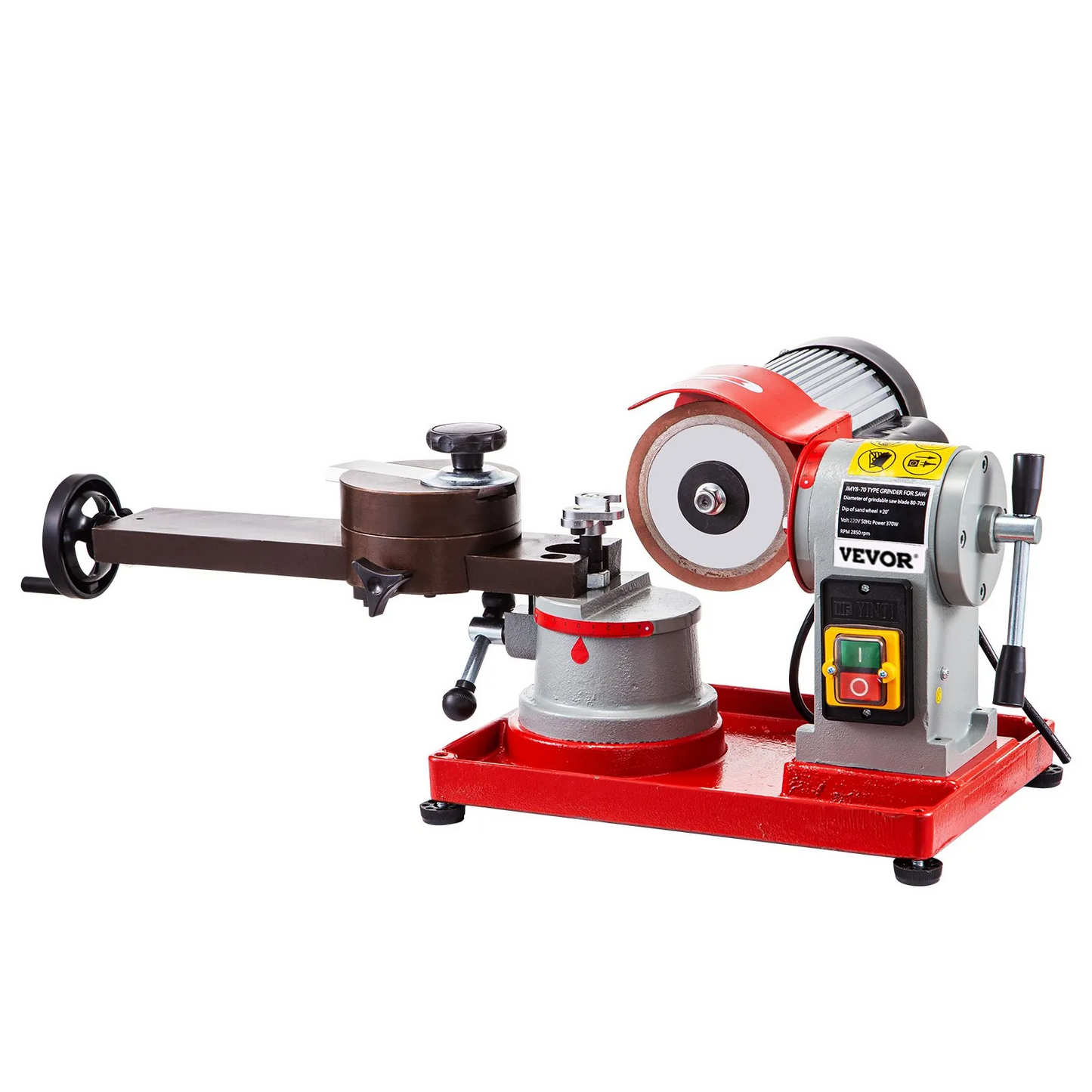 VEVOR Circular Saw Blade Sharpener 5\" Grinding Wheel Size, Rotary Angle Mill Grinding Machine 370W-$155