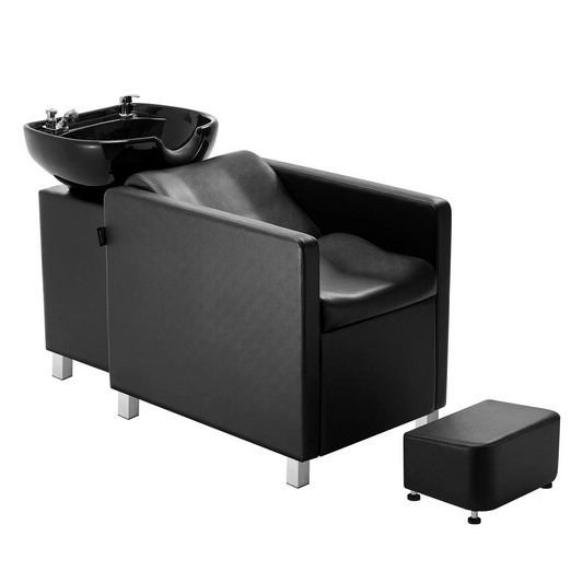 VEVOR Shampoo Backwash Chair, 661.4 LBS Loading Salon & Spa Hair Washing Station-$450