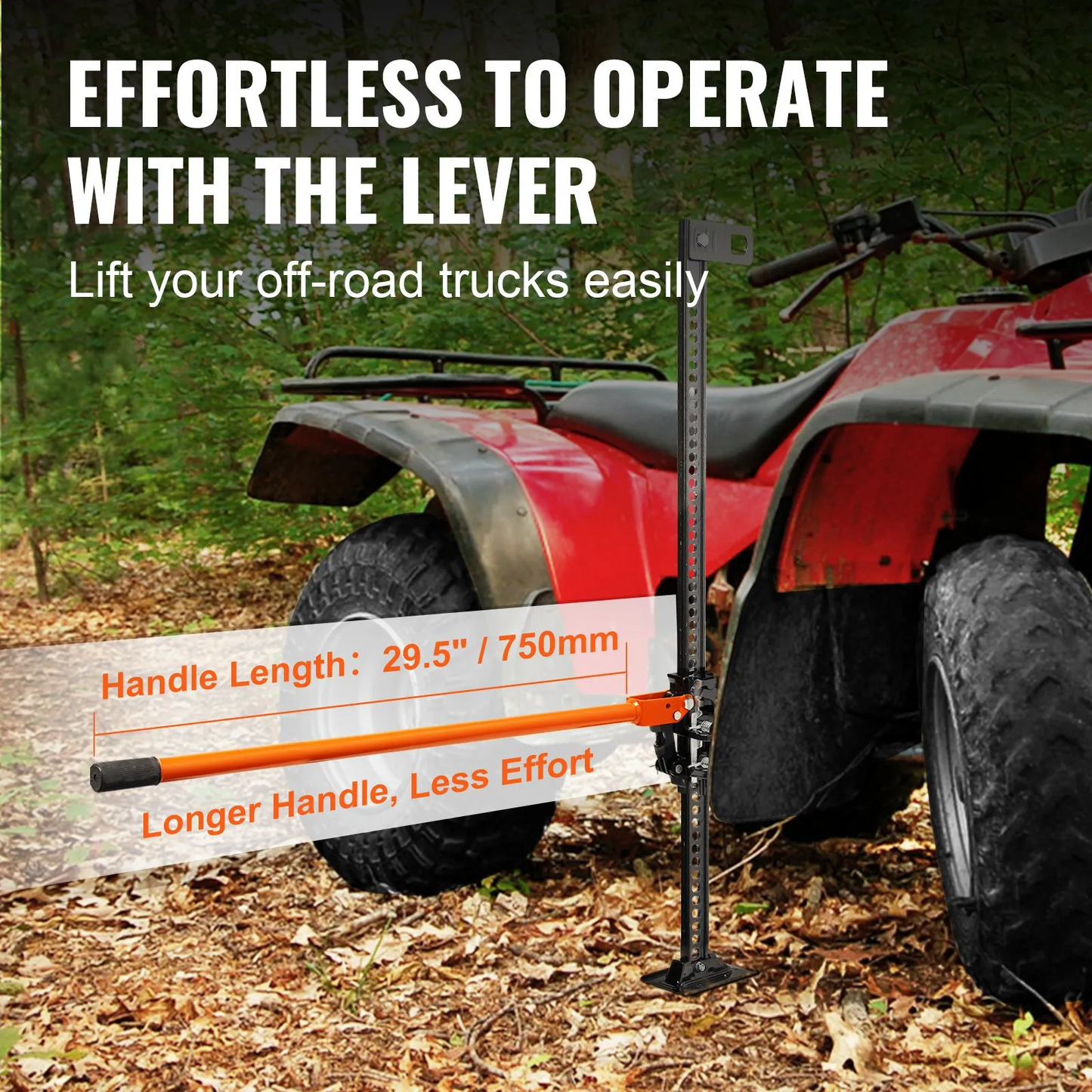VEVOR High Lift Farm Jack, 48" Utility Farm Jack, 7000 lbs Capacity Ratcheting Off Road Utility Jack, -$70