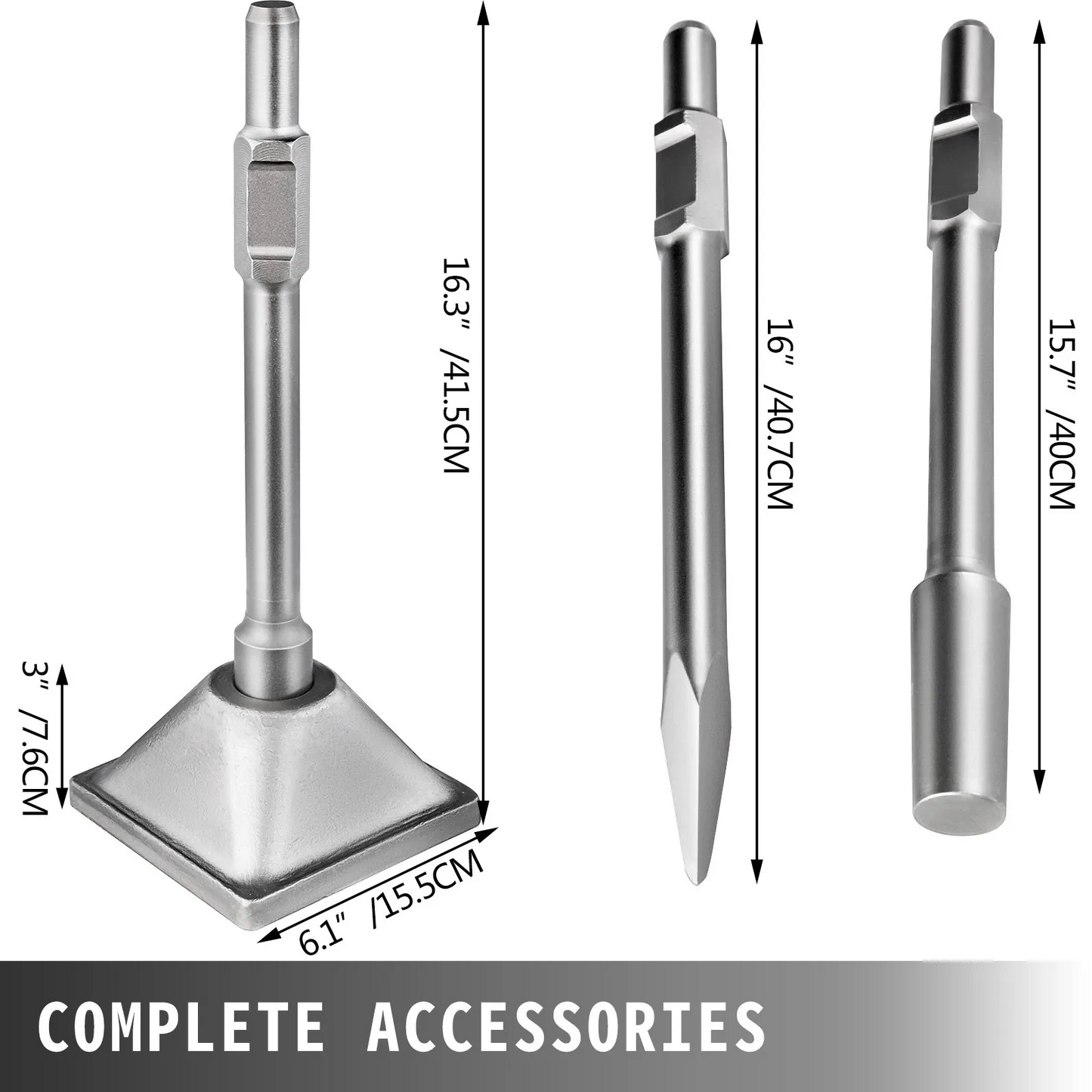 VEVOR Jack Hammer Soil Compactors Dirt Tamper, Jackhammer Bits, Tamper Shank and Plate, -$55