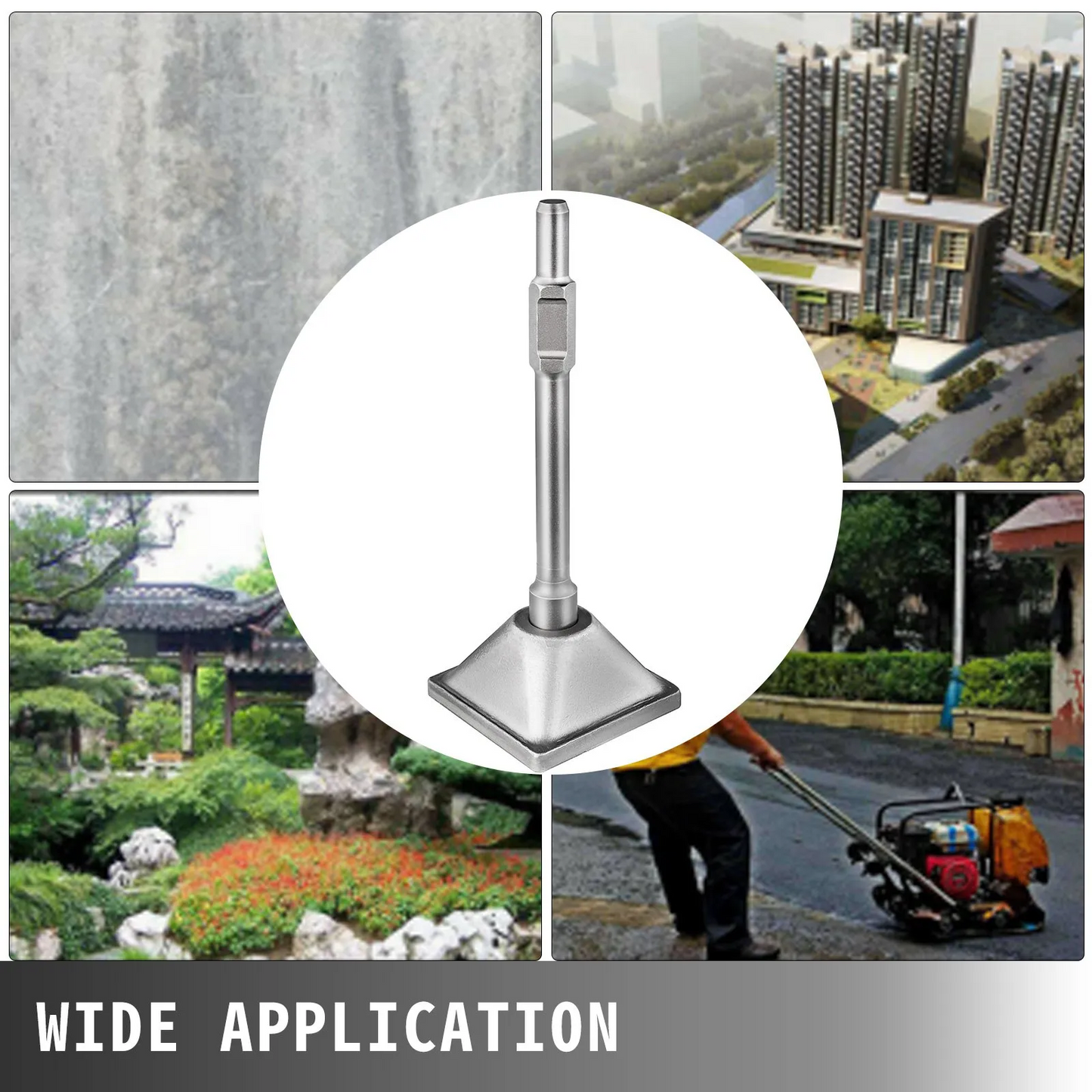 VEVOR Jack Hammer Soil Compactors Dirt Tamper, Jackhammer Bits, Tamper Shank and Plate, -$55