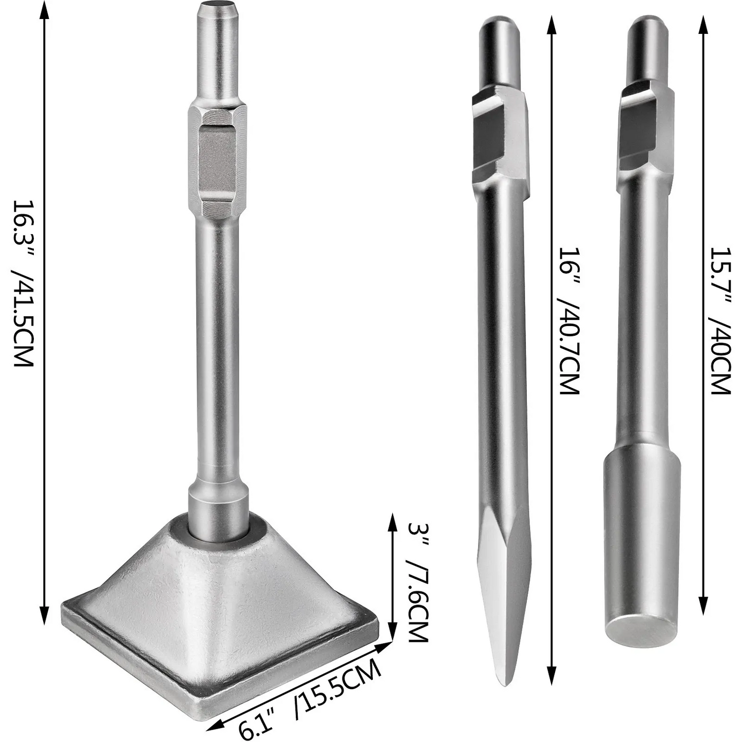 VEVOR Jack Hammer Soil Compactors Dirt Tamper, Jackhammer Bits, Tamper Shank and Plate, -$55