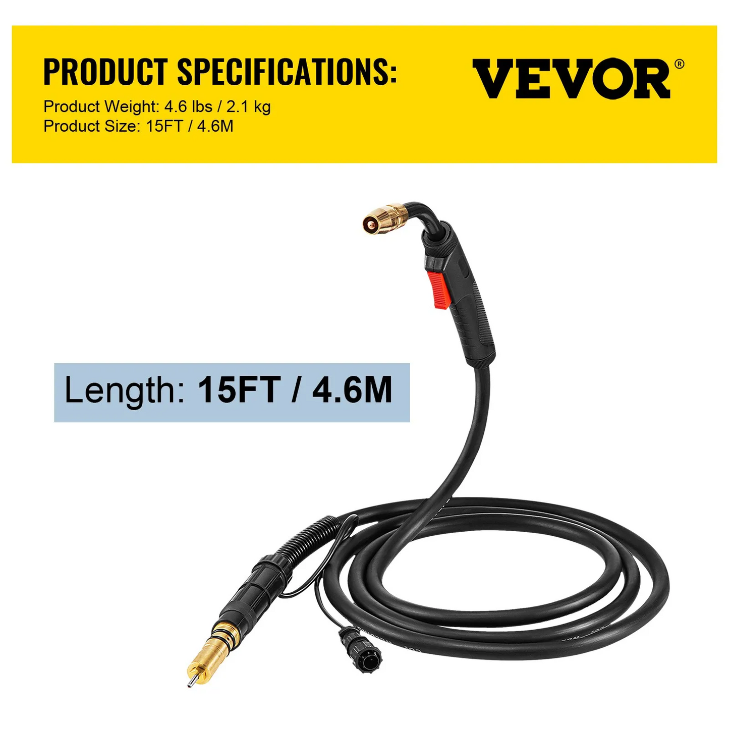 VEVOR Tripod Pipe Chain Vise, 1/8"-5" Pipe Capacity with Portable Folding Steel Legs, 36.4 inch Length