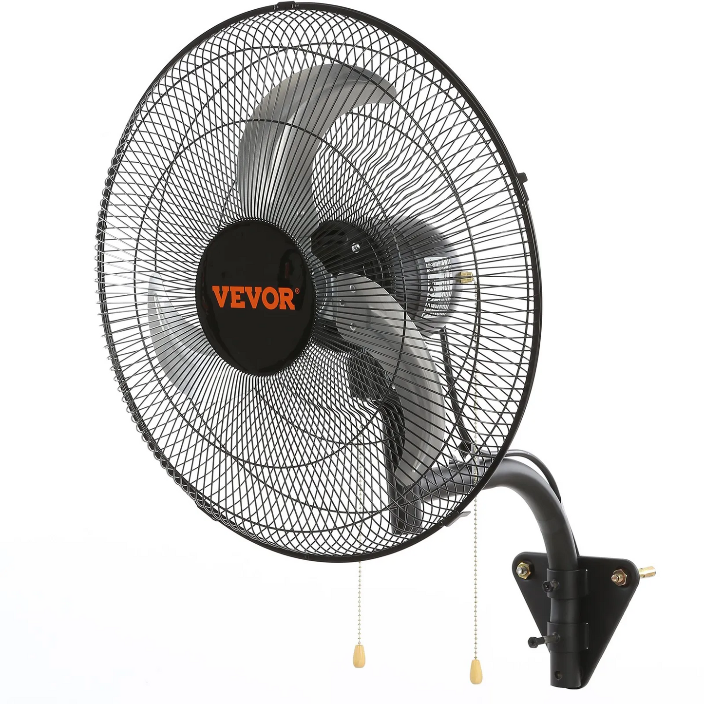 VEVOR Wall Mount Fan, 18 Inch, 3-speed High Velocity Max. 4000 CFM Oscillating Industrial Wall Fan,-$60