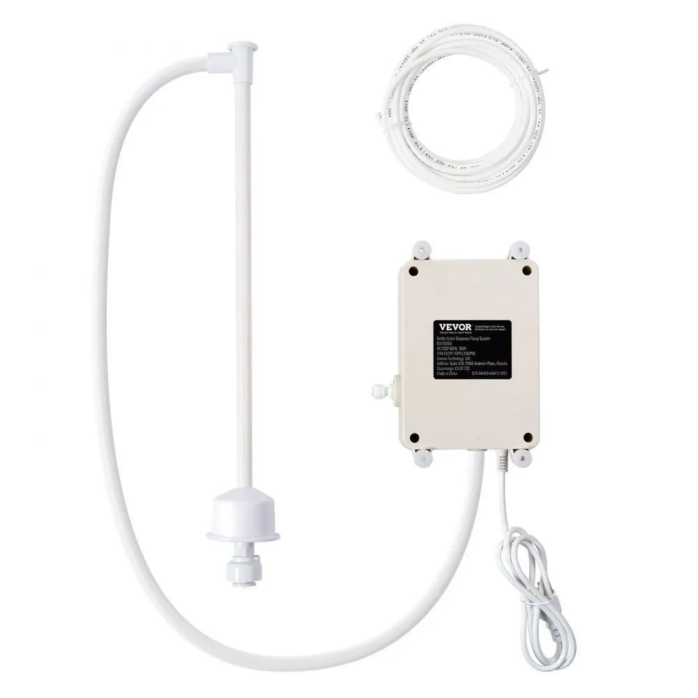 VEVOR Pump 115 with US Plug Perfect for 5 Gallon Voltage White Single Outlet, Bottled Water Dispensing,