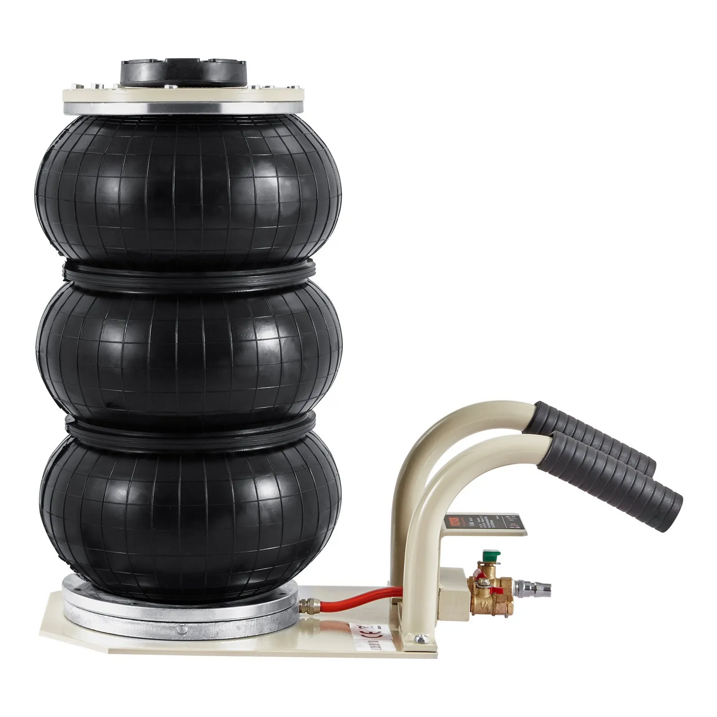 VEVOR Triple Bag Air Jack 3 Ton/6600 lbs Pneumatic Jack for Car SUV Lifting,