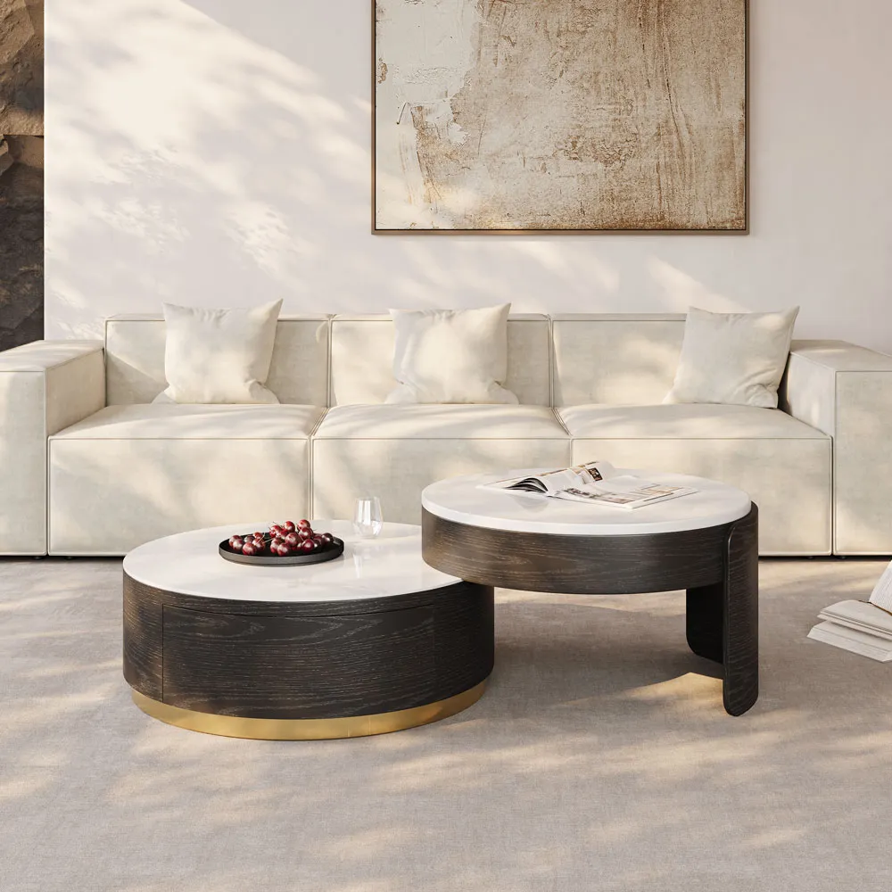 Brand New Lift-top Modern Nesting Coffee Table Set Of 2,-$900