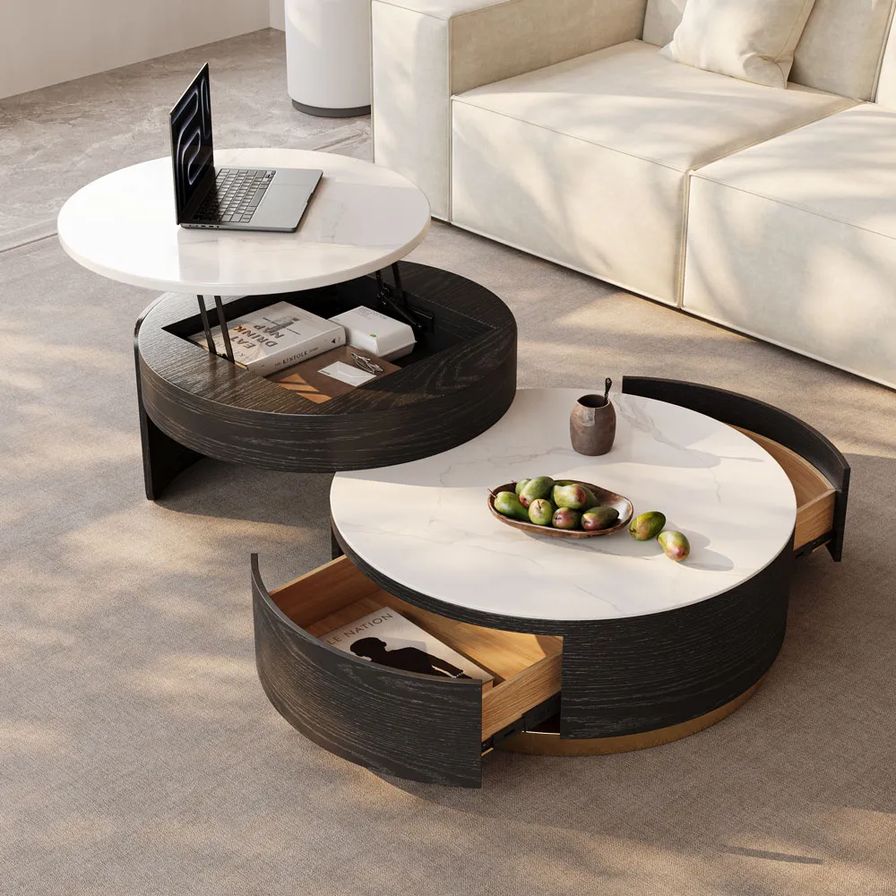 Brand New Lift-top Modern Nesting Coffee Table Set Of 2,-$900
